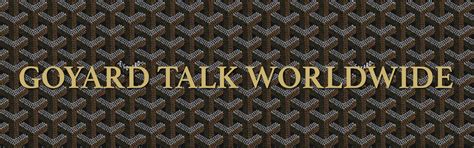 goyard tp facebook|Goyard Talk Worldwide .